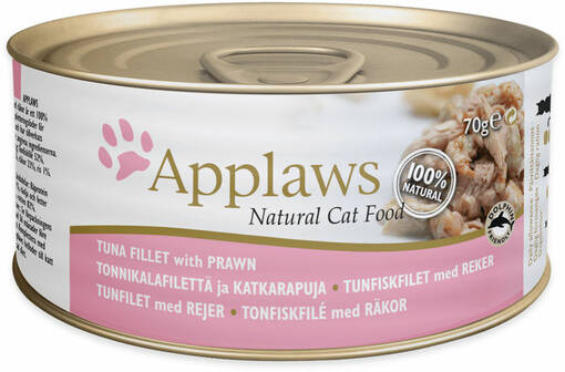 Applaws Tonnikala & Katkarapu kissan märkäruoka 70g - Märkäruokatölkit - 5060122490078 - 1