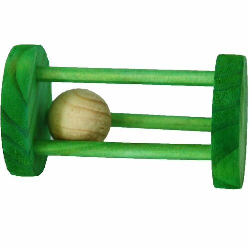 Happy Pet Puinen Rattler jyrsijän lelu 9cm - Kanin ja jyrsijöiden lelut ja aktivointi - 701029310698 - 1