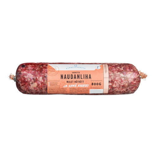 Kennelpakaste Jauhettu Naudanliha 800g - Muut koiran raakaruoat - 6409580010098 - 1