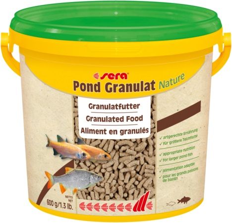 Sera Pond Granulat Nature 3,8l 600g - Kalojen kuivaruoka - 4001942071758 - 1