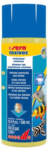 Sera Toxivec Vedenhoitoaine 500ml - Akvaarion vedenhoitoaineet - 4001942030038 - 1