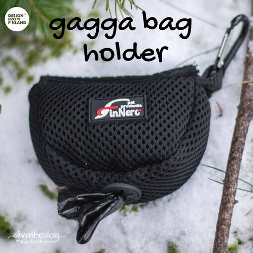 Finnero Gagga Bag Holder Kakkapussi pidike hihnaan - Koiran kakkapussit - 643840600278 - 1