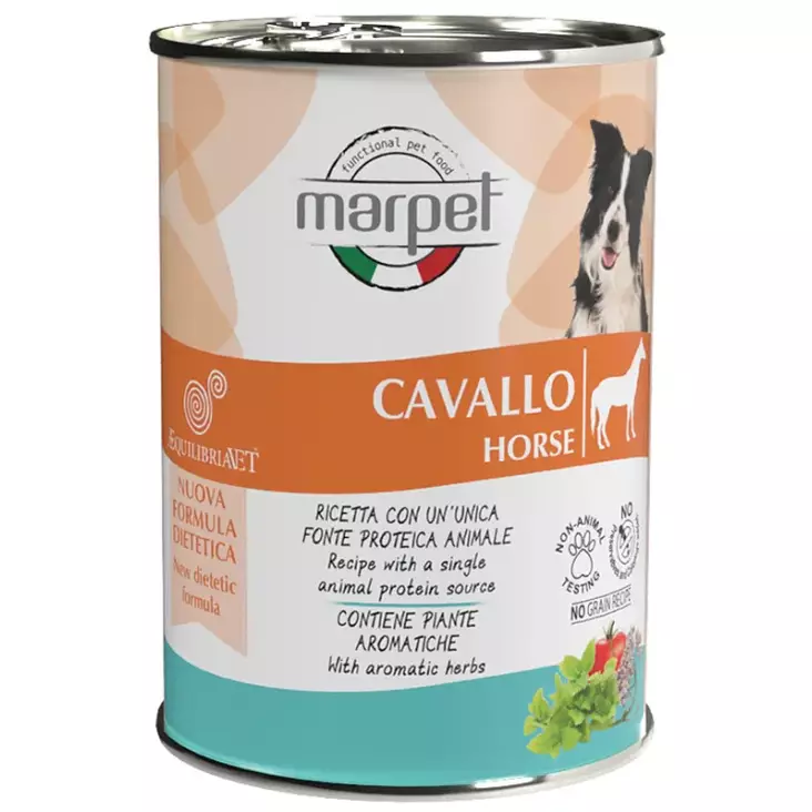 AEQUILIBRIAVET Horse / Hevonen 400g Koiran märkäruoka - Koiran märkäruoat - 8031701212128 - 1