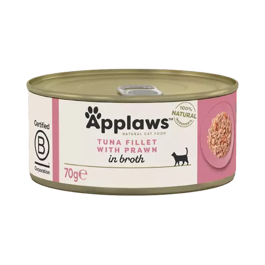Applaws Tonnikala & Katkarapu kissan märkäruoka 70g - Märkäruokatölkit - 5060122490078 - 2