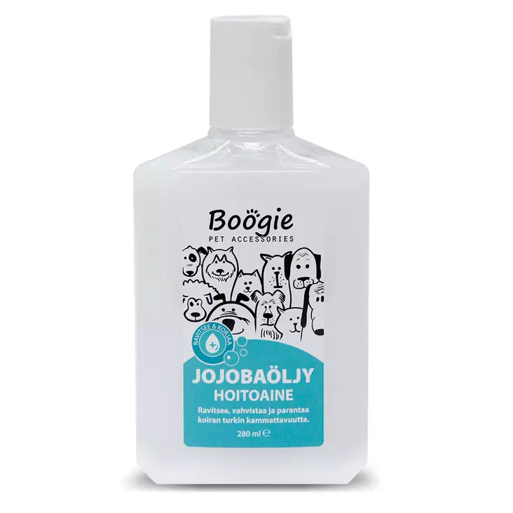 Boogie Jojobaöljy hoitoaine 280ml - Koiran shampoot ja hoitoaineet - 6438411019498 - 1