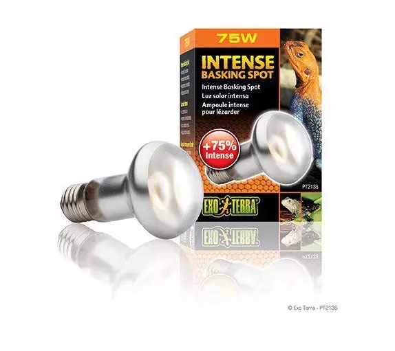 ExoTerra Intense Basking Spot 75W - Terraarion valaistus ja lämmitys - 015561221368 - 1