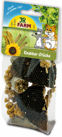 Jr. Farm Nibble Pieces Välipala - Kanin ja jyrsijän herkut - 4024344186639 - 1