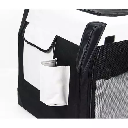 Kevythäkki musta-harmaa XXL - Koiran häkit - 7330002046359 - 2