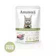 Amanova Cat Adult Sterilised Lammas & Sardiini 85 g pussi - Märkäruokapussit - 8413037335809 - 1