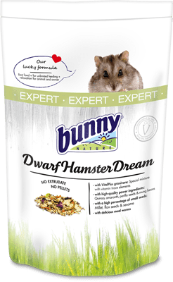 Bunny DwarfHamsteritDream Expert Kääpiöhamsterin ruoka 500g - Jyrsijöiden ruoat - 4018761259229 - 1