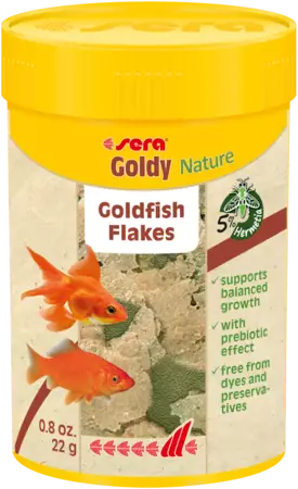 Sera Nature Goldy Yleisruoka Kultakaloille 250ml - Kalojen kuivaruoka - 4001942523349 - 1