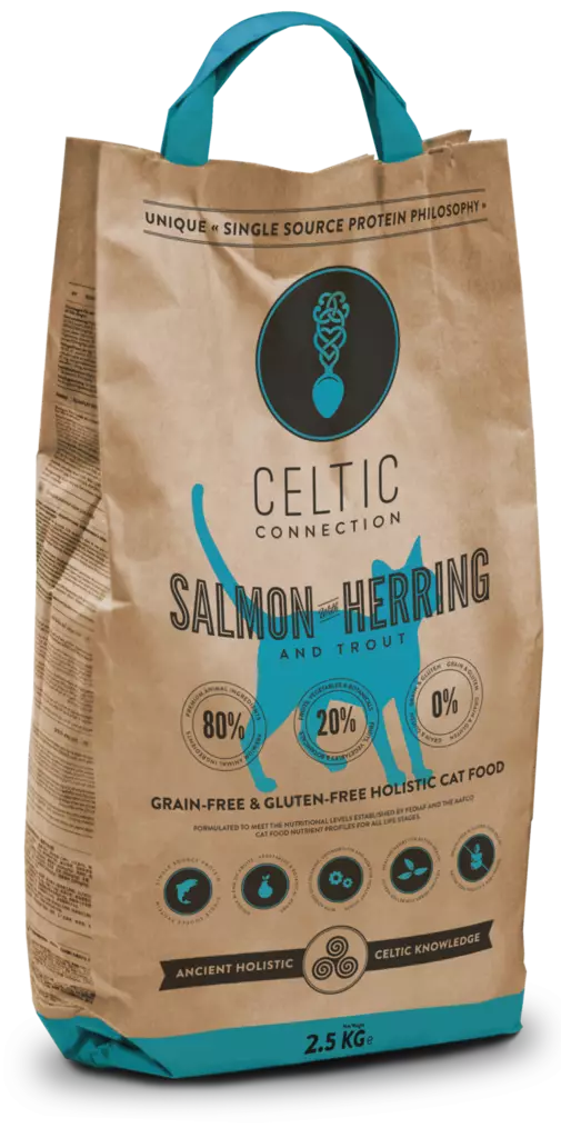 Celtic Salmon with Herring & Trout Lohi Silli Taimen kissankuivaruoka - Kissan erikoiskuivaruoat - 5425038502619 - 1