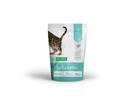 Natures Protection Cat Ocean Fish 100g - Märkäruokapussit - 4771317456939 - 1