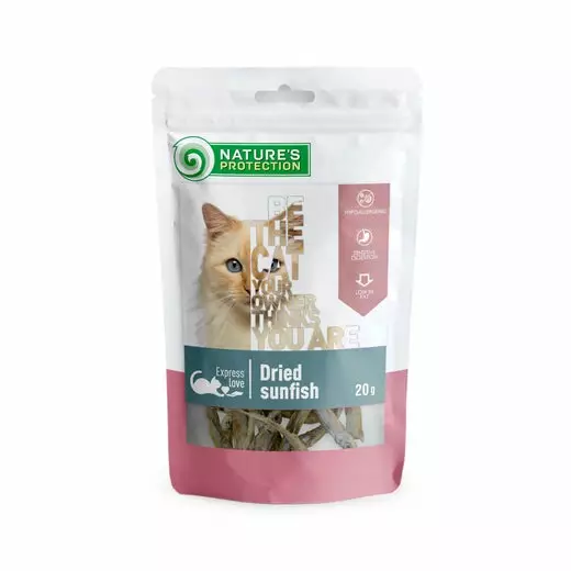Nature´s Protection Cat kuivattu aurinkoahven 20 g kissan herkku - Kissan herkut - 4771317461179 - 1