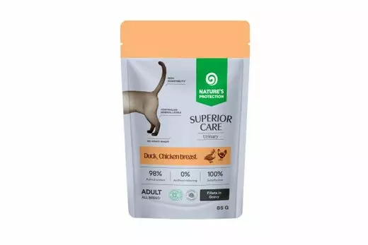 Nature´s Protection Superior Care Cat Urinary Adult All Breed 85g kissan märkäruoka - Märkäruokapussit - 4771317479099 - 1