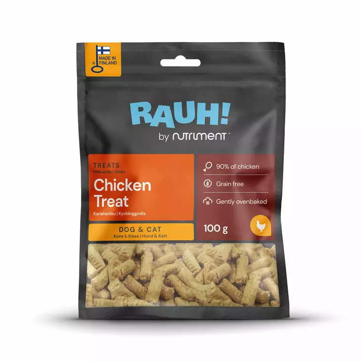 RAUH! Kanaherkku 100g Koiran herkku - Koiran herkut - 6438047713029 - 2