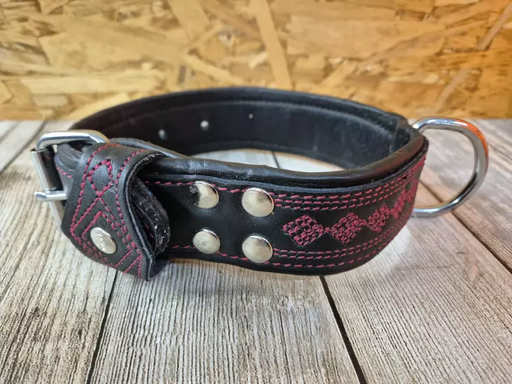 Koristeellinen nahkapanta - Koiran nahkapannat - NAHKAPANTAK - 1