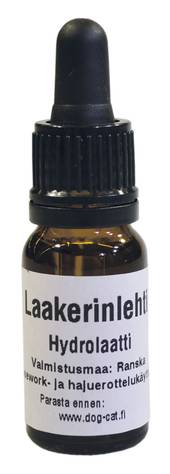 Hydrolaatti Laakerinlehti 10 ml - Koiran koulutuksen apuvälineet - HYDROLL - 1