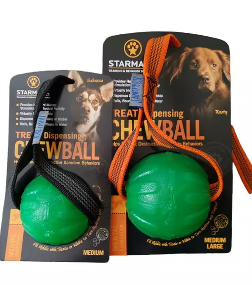 Starmark geelipallo gripliinalla - Koiran aktivointilelut - SCBM - 1